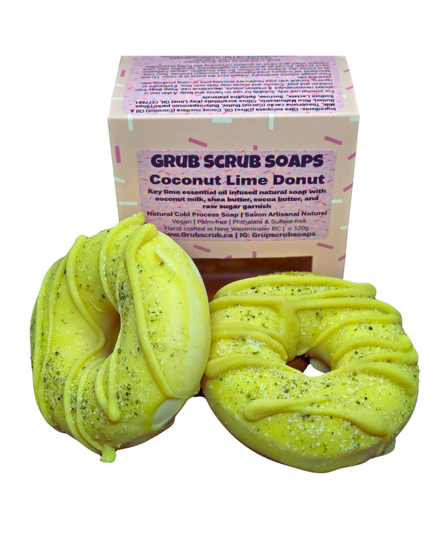 Coconut Lime Donut | Grub Scrub Soap