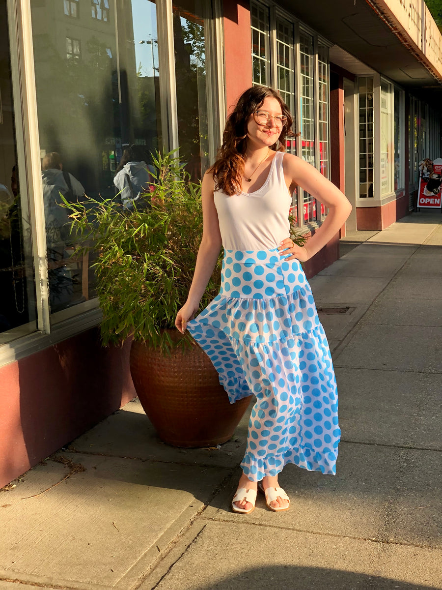 Dolce Vita | Swim Cover Up Skirt | Polka Dot