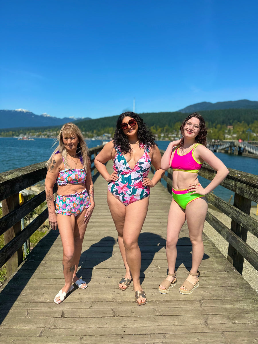 Amalfi Blooms | 2 Piece Swim Set | Warm Flora
