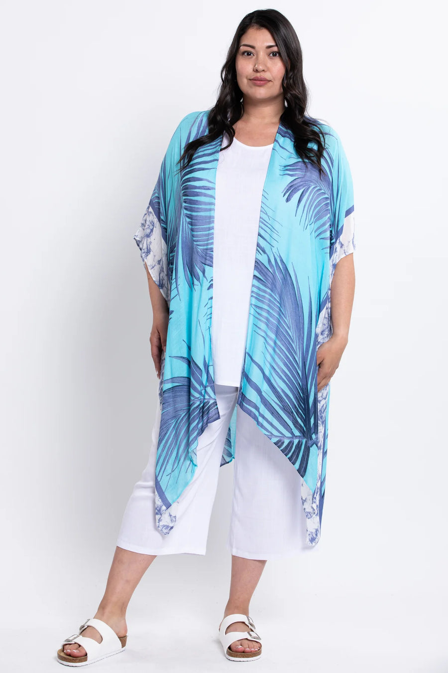 Palm Leaves Kimono