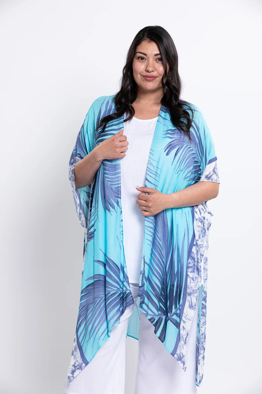 Palm Leaves Kimono