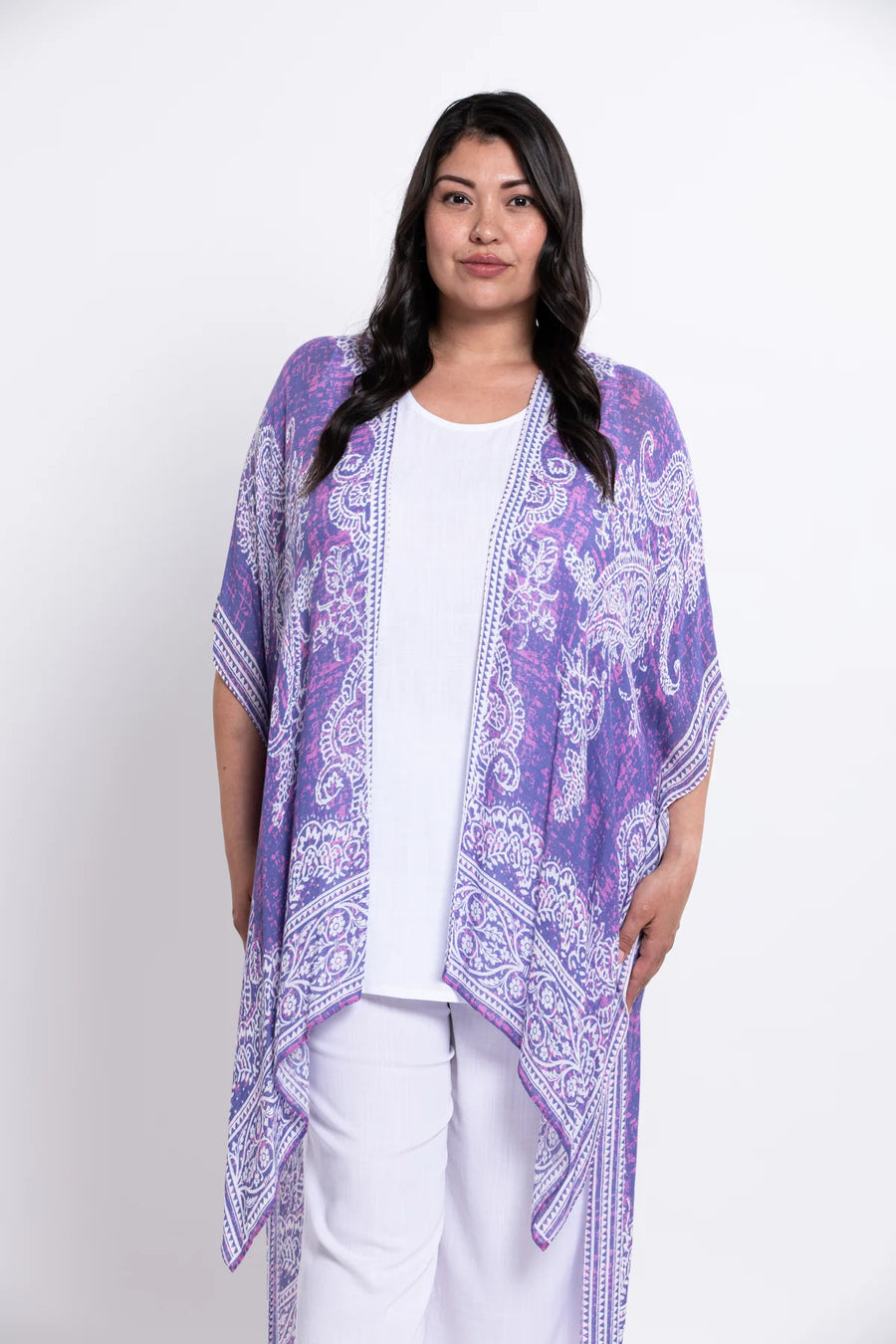 Rosy Blue Kimono