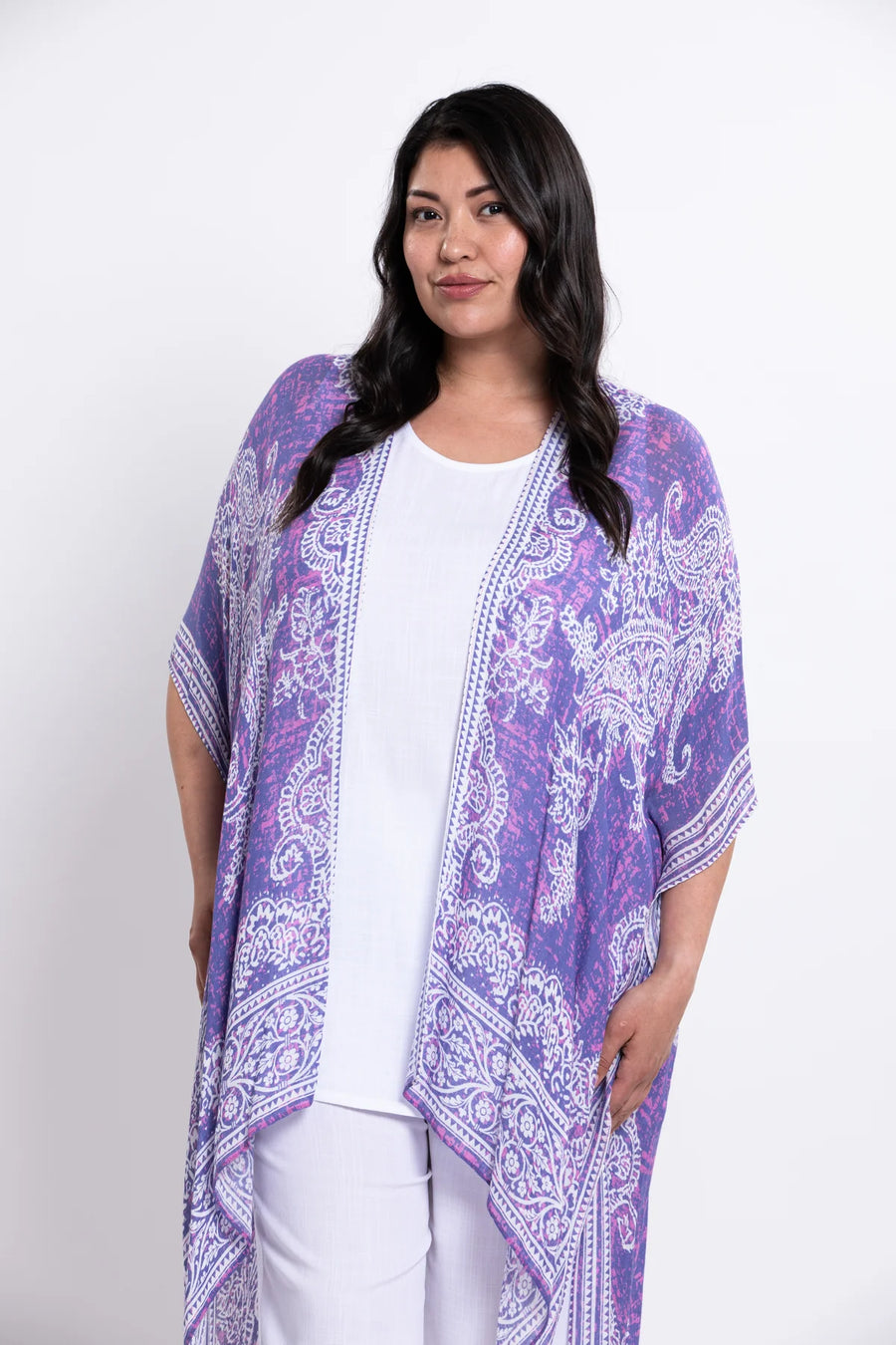 Rosy Blue Kimono