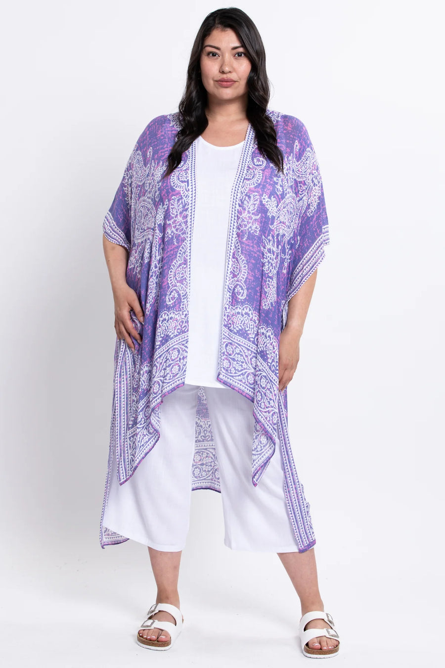 Rosy Blue Kimono