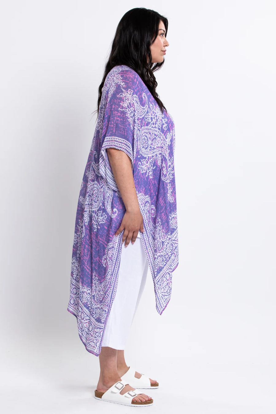 Rosy Blue Kimono