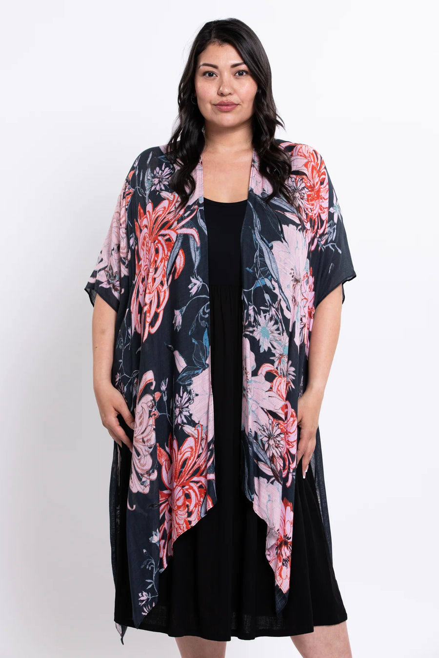 Sunlit Petals Kimono