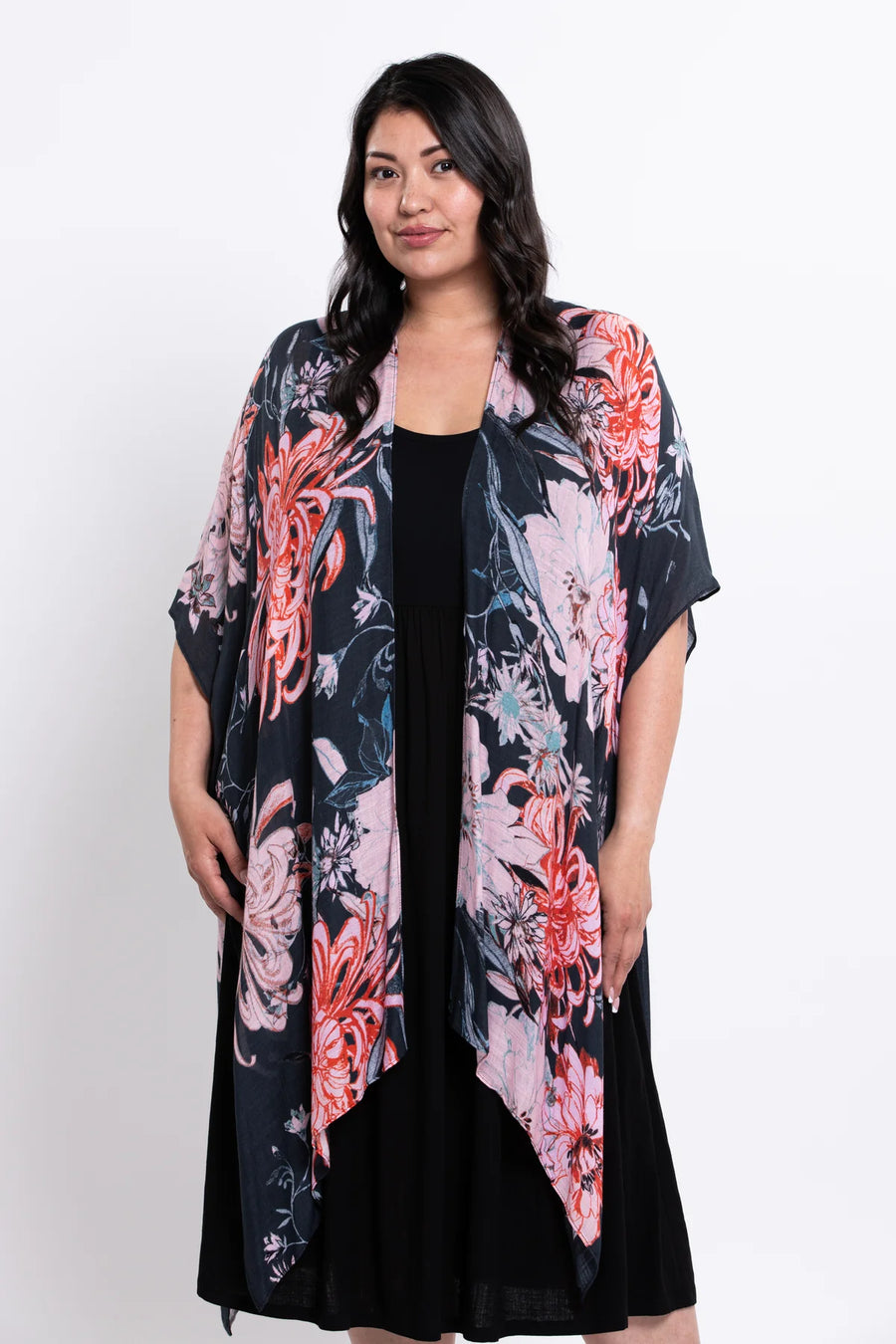 Sunlit Petals Kimono