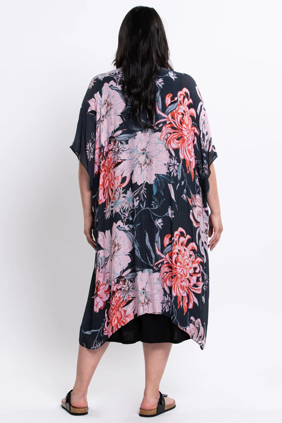 Sunlit Petals Kimono