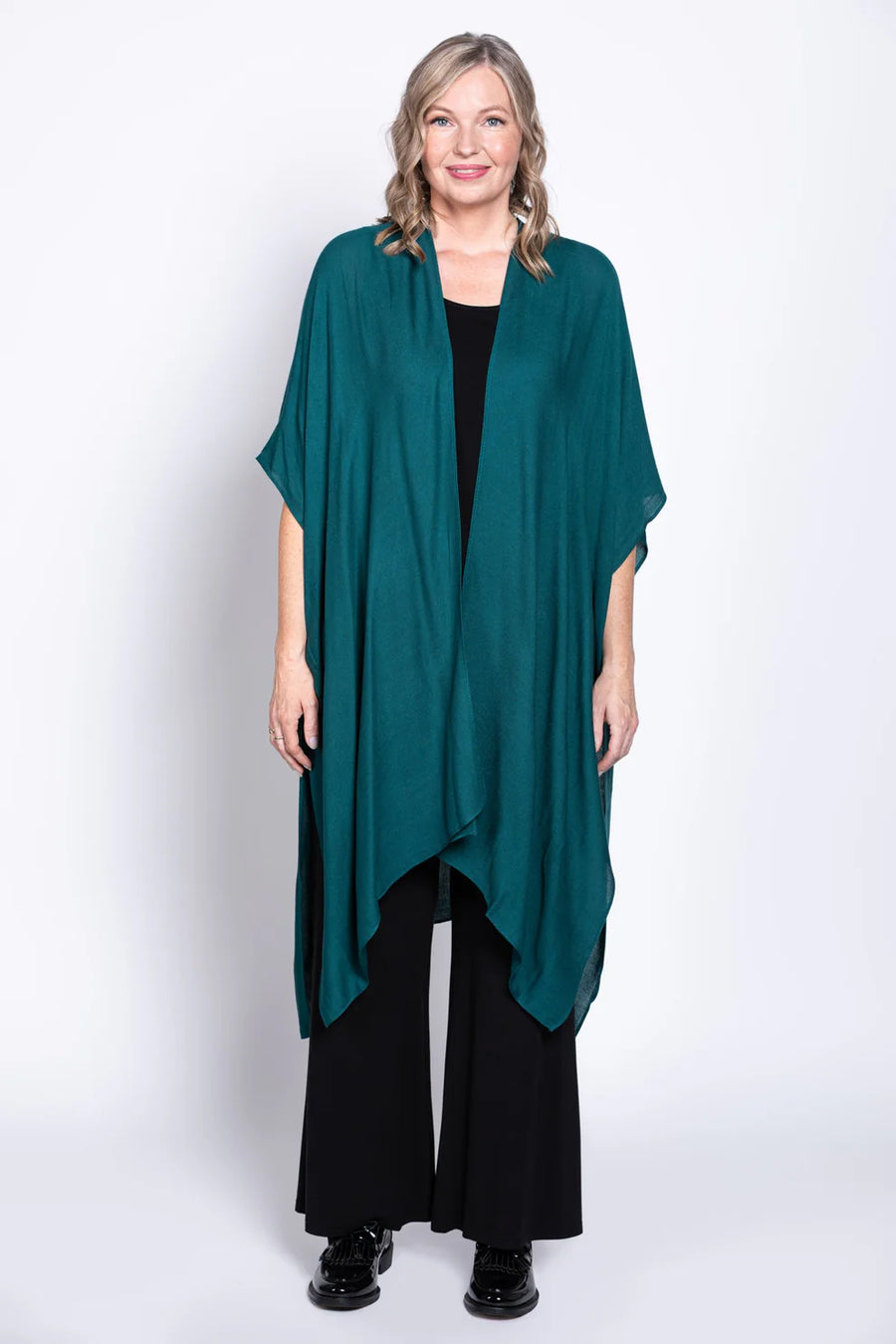 Deep Teal Kimono
