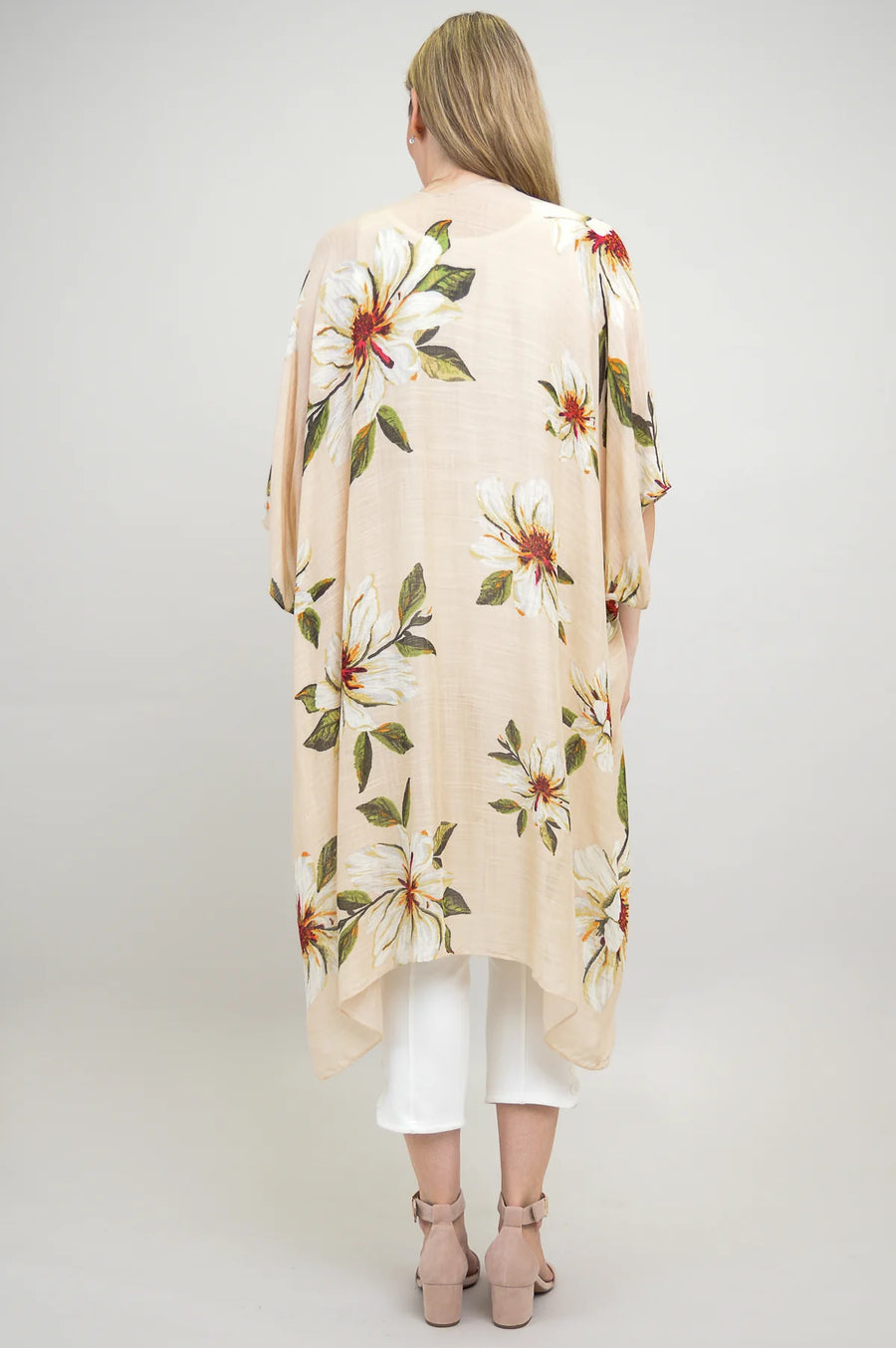 Sand Floral Kimono