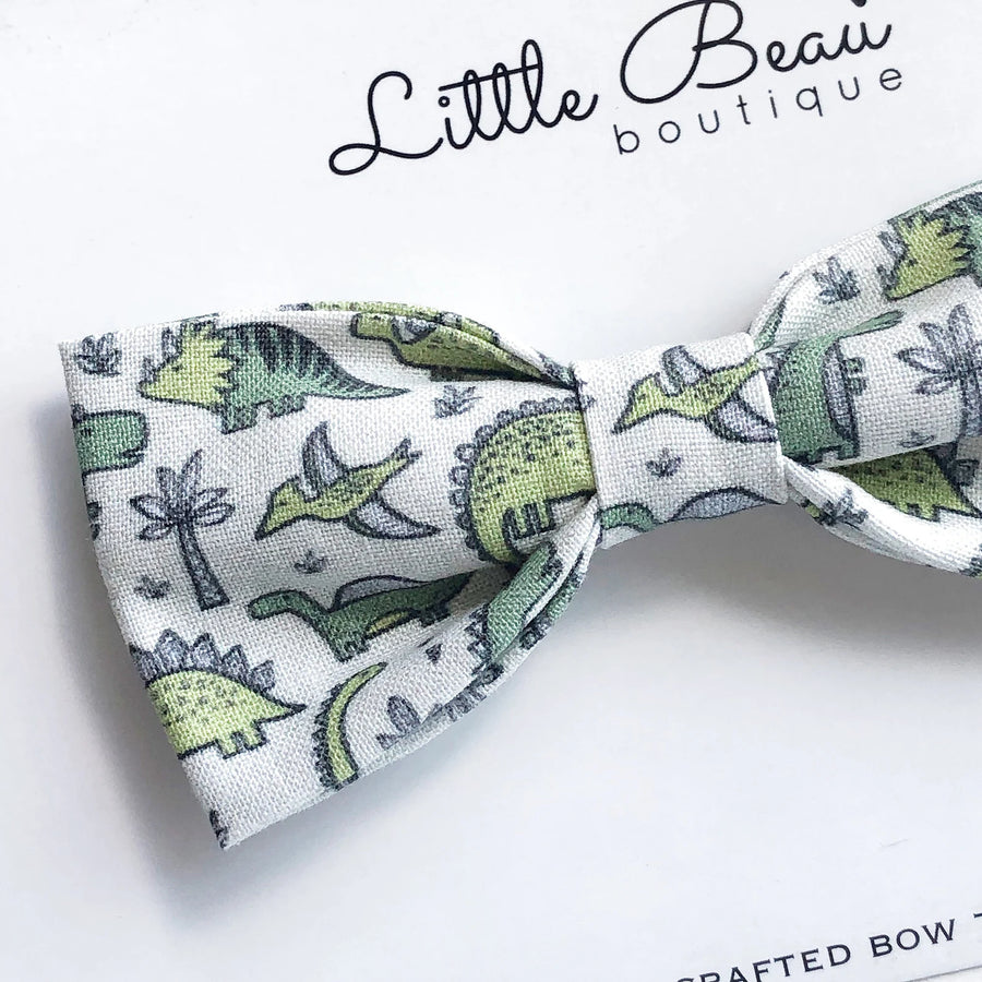 Green Dinosaur Bow Tie | Little Beau Boutique