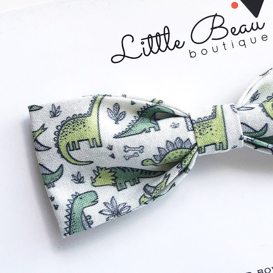 Green Dinosaur Bow Tie | Little Beau Boutique