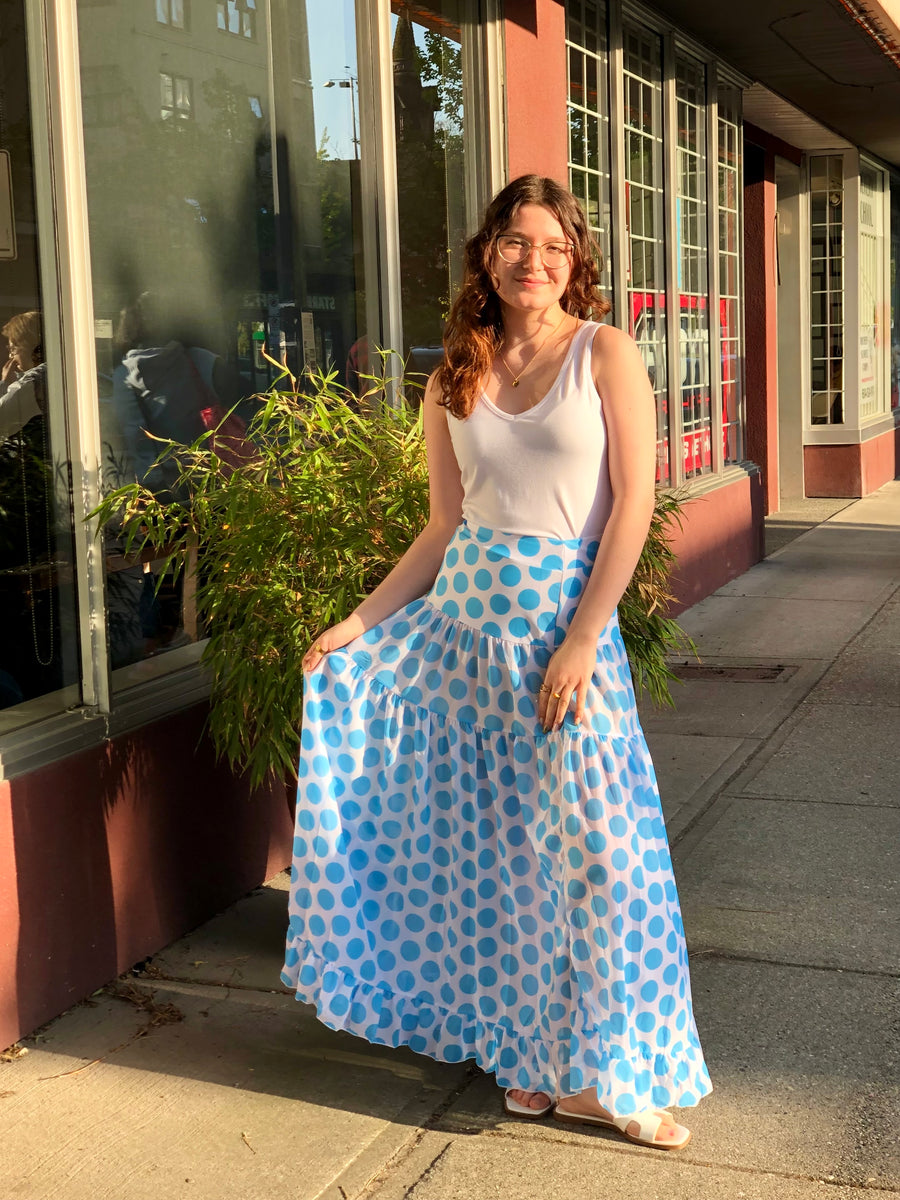 Dolce Vita | Swim Cover Up Skirt | Polka Dot