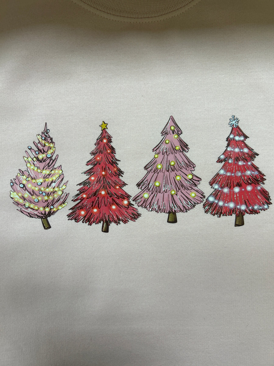 Pink Tree | Crewneck Sweatshirt