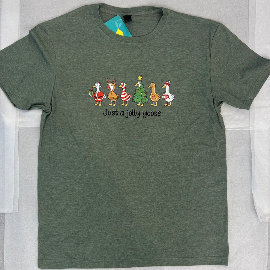 Just A Jolly Goose | Graphic Tee (Youth + Adult Sizes)