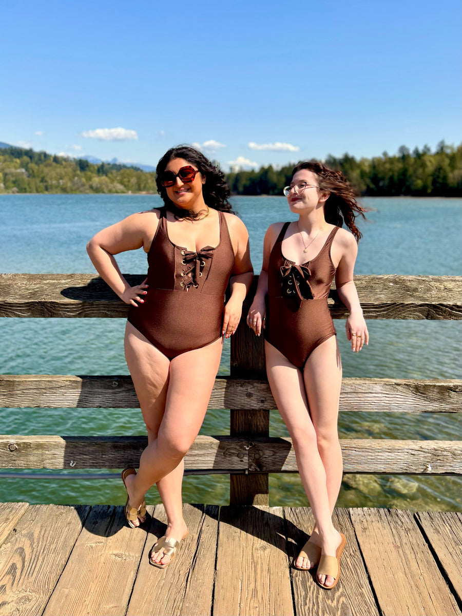 Coastal Couture | One Piece Swimsuit | Chocolate