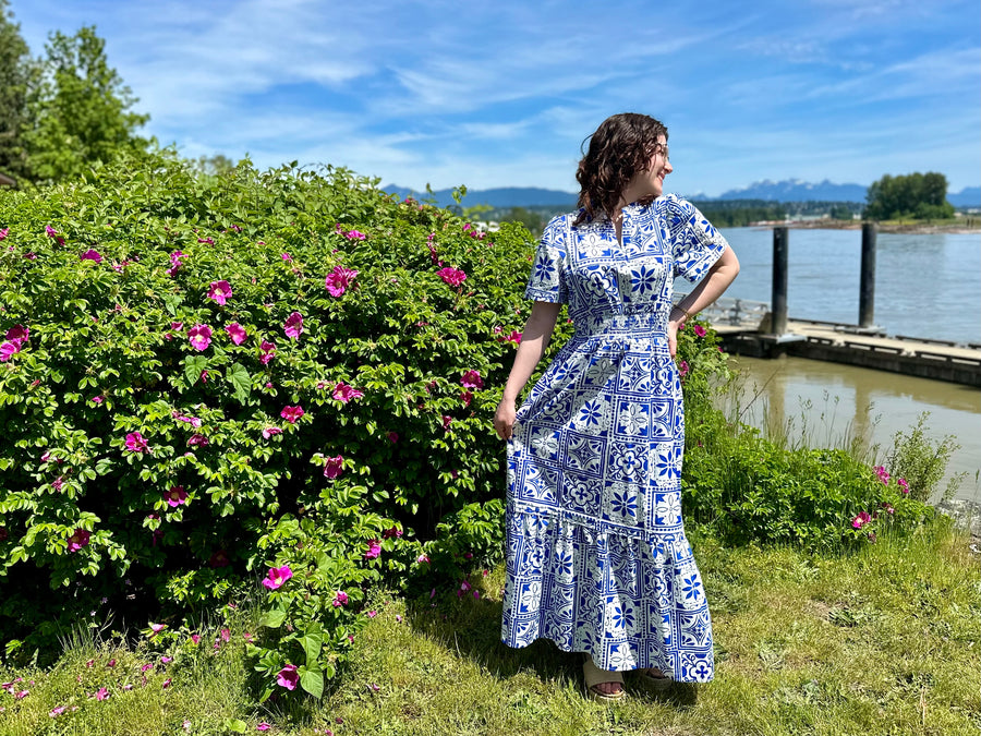 Athena | Poplin Maxi Dress