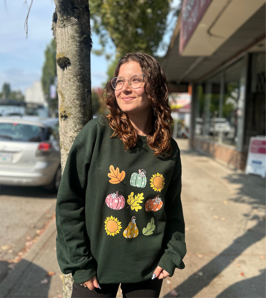 Harvest Hues | Crewneck Sweatshirt (Toddler 2T to Adult 5X)