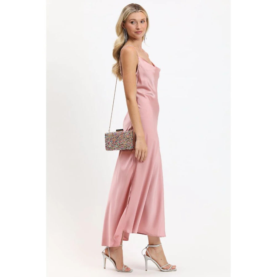 Eliza Evening Bag | Pink Multi