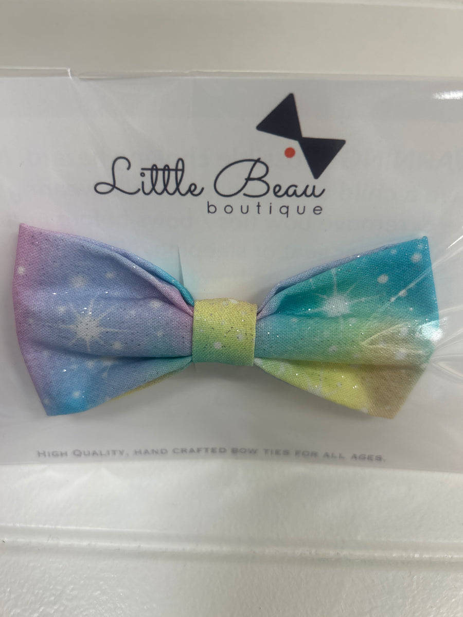 Pastel Rainbow Bow Tie | Little Beau Boutique