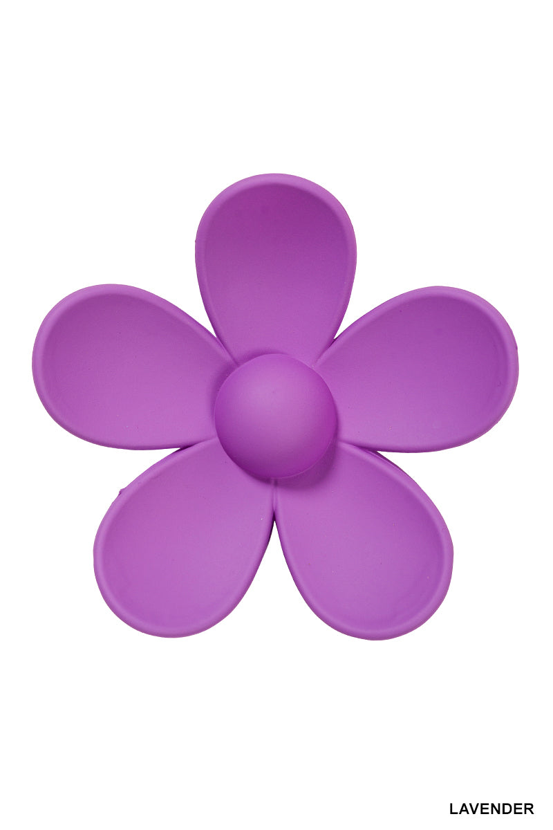 Flower Hair Claw Clip (3") | Lavender