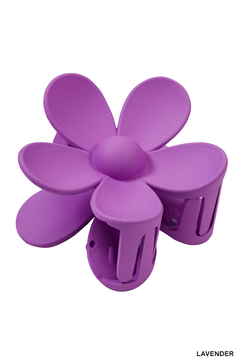 Flower Hair Claw Clip (3") | Lavender