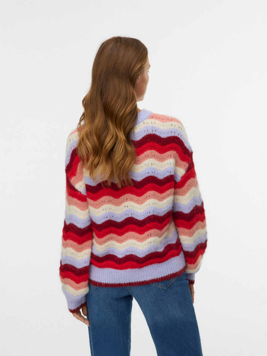 Doja | Drop Shoulder Chunky Jumper | Baby Lavender