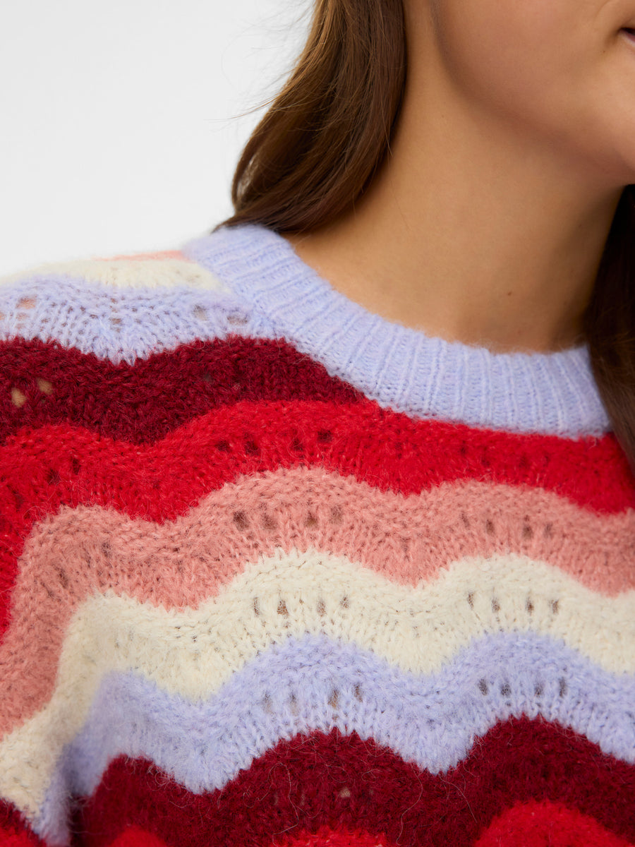 Doja | Drop Shoulder Chunky Jumper | Baby Lavender