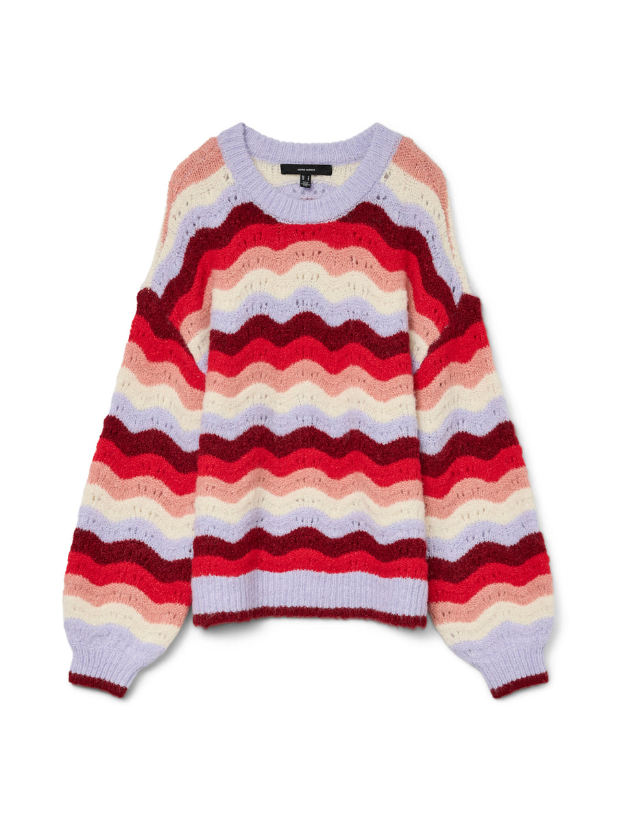 Doja | Drop Shoulder Chunky Jumper | Baby Lavender