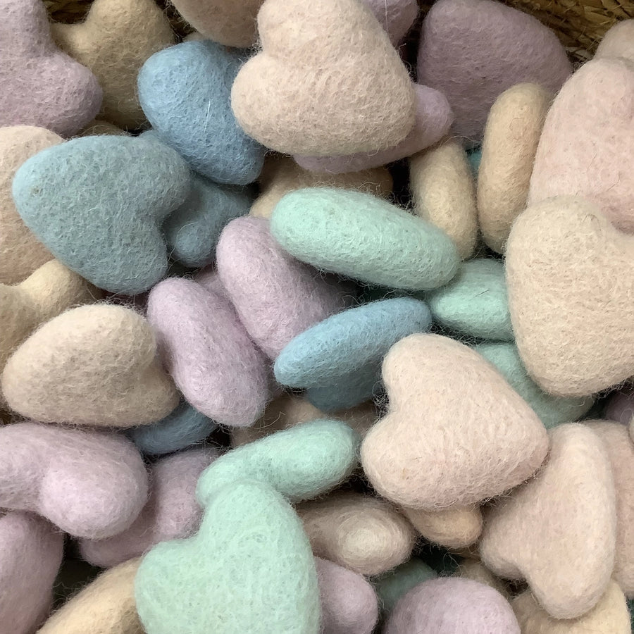 Felted Hearts (Nepal)