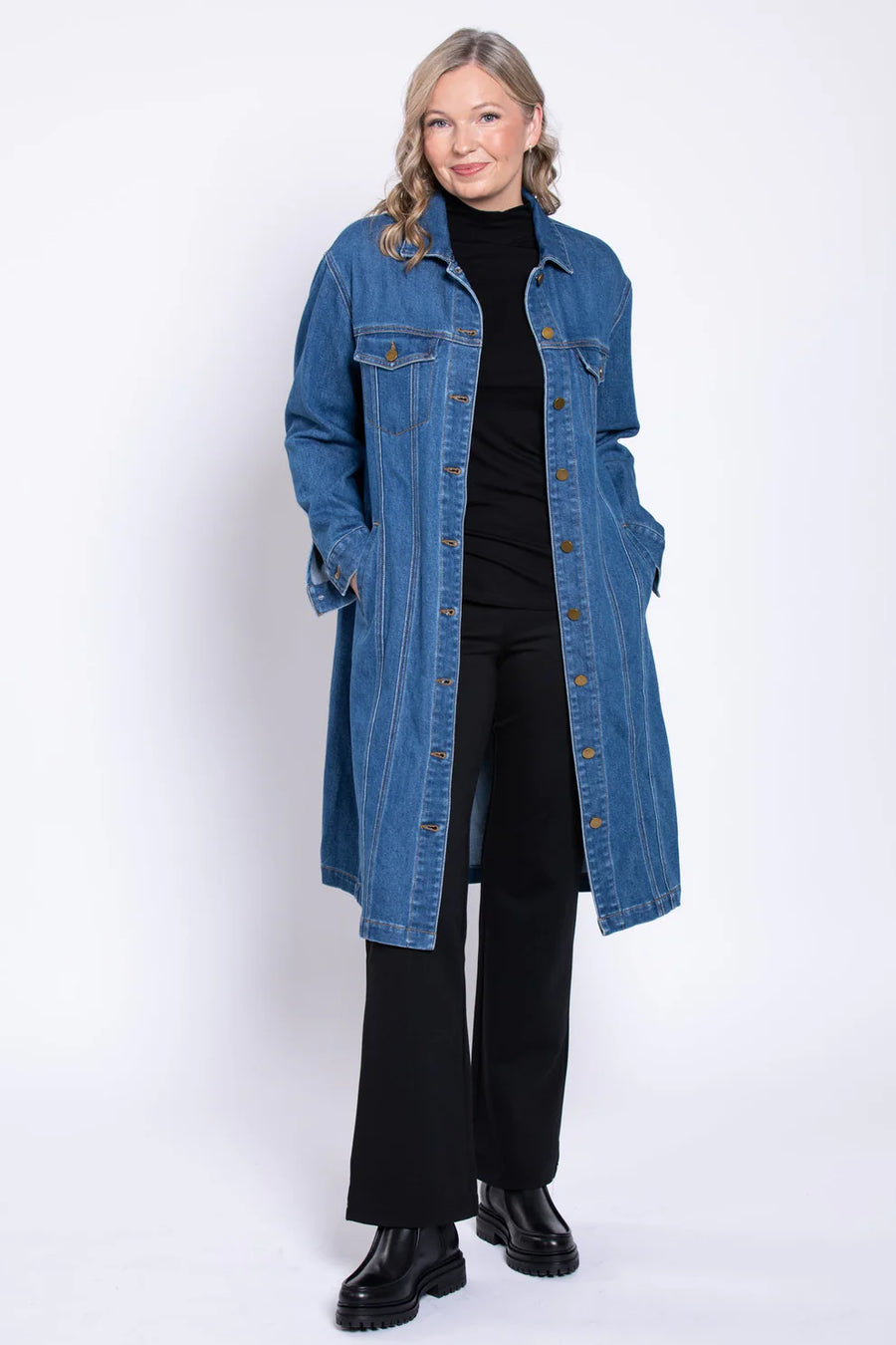 Geraldine Long Jean Jacket