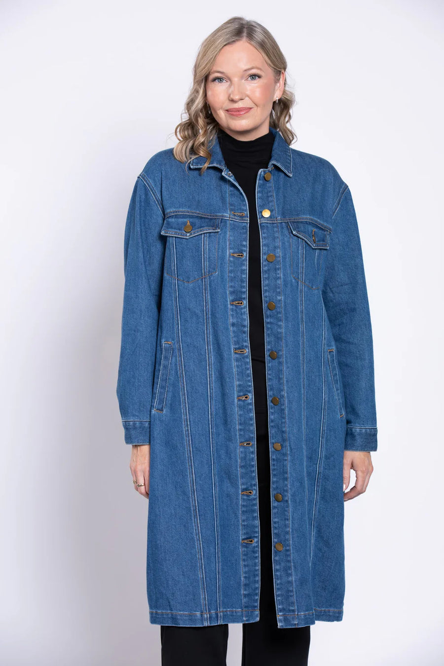 Geraldine Long Jean Jacket