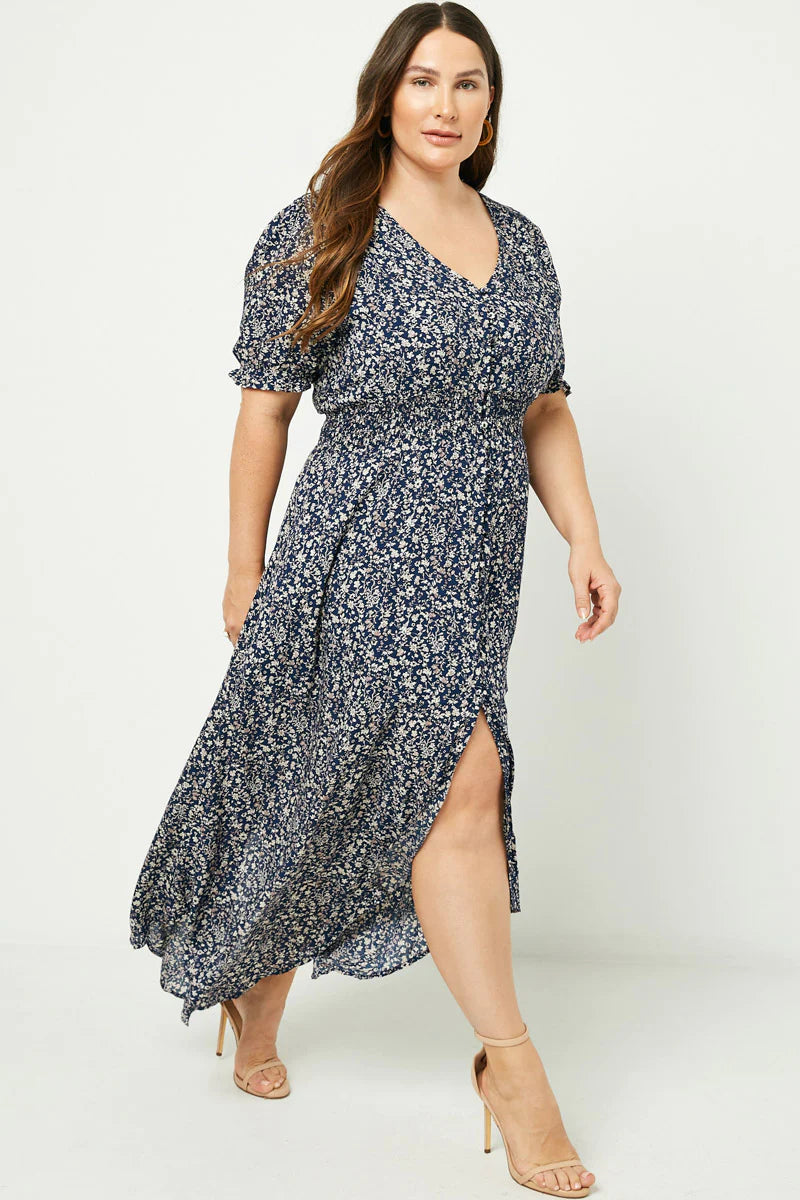 Prairie Cottage Dress | Navy