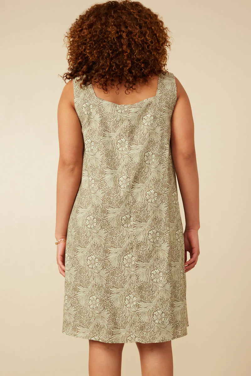 Gaia | Floral Tank Dress with Pockets *FINAL SALE*