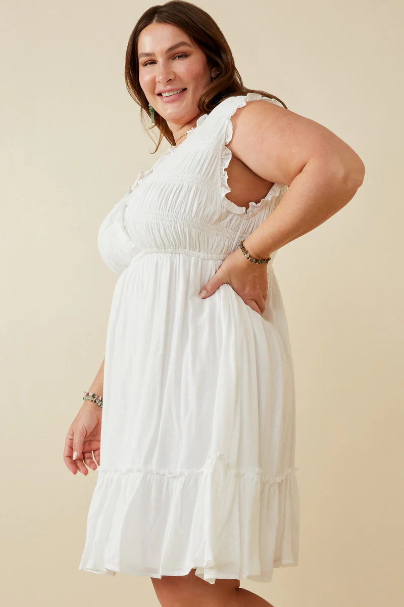Eleni | V-Neck Mini Dress *FINAL SALE*