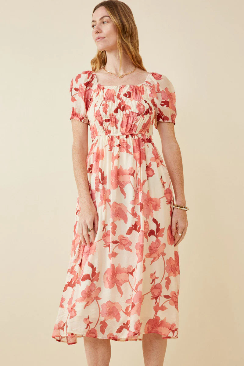 Chianti | Floral Dress with Pockets *FINAL SALE*