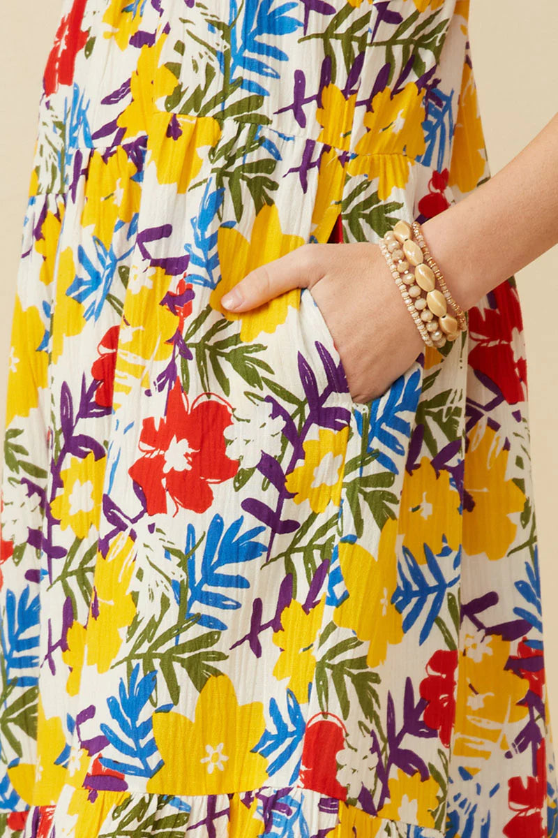 Honolulu | Linen Blend Dress with Pockets *FINAL SALE*