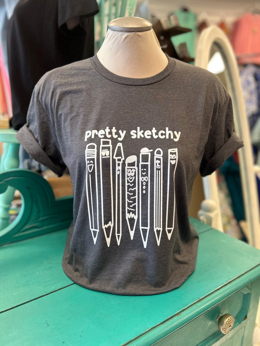 Pretty Sketchy | Graphic Tee