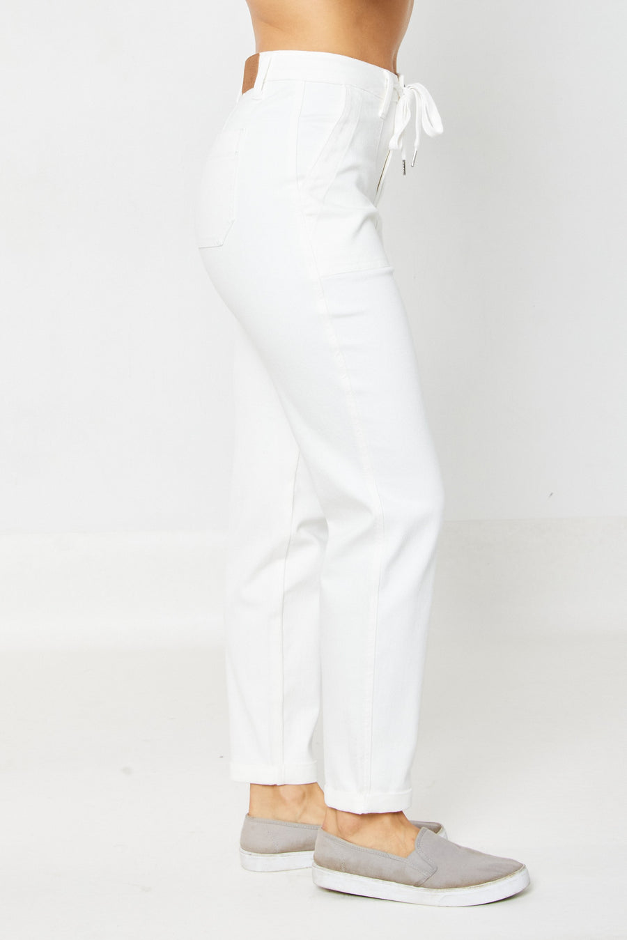 Jane | High Waist Garment Dyed Cuffed Jogger (Judy Blue Style 88812)