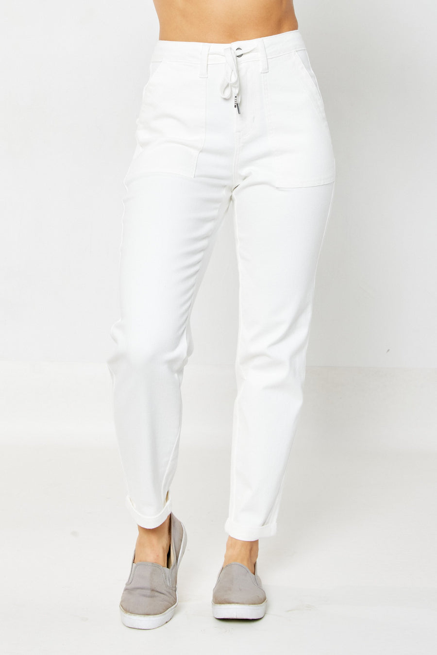 Jane | High Waist Garment Dyed Cuffed Jogger (Judy Blue Style 88812)