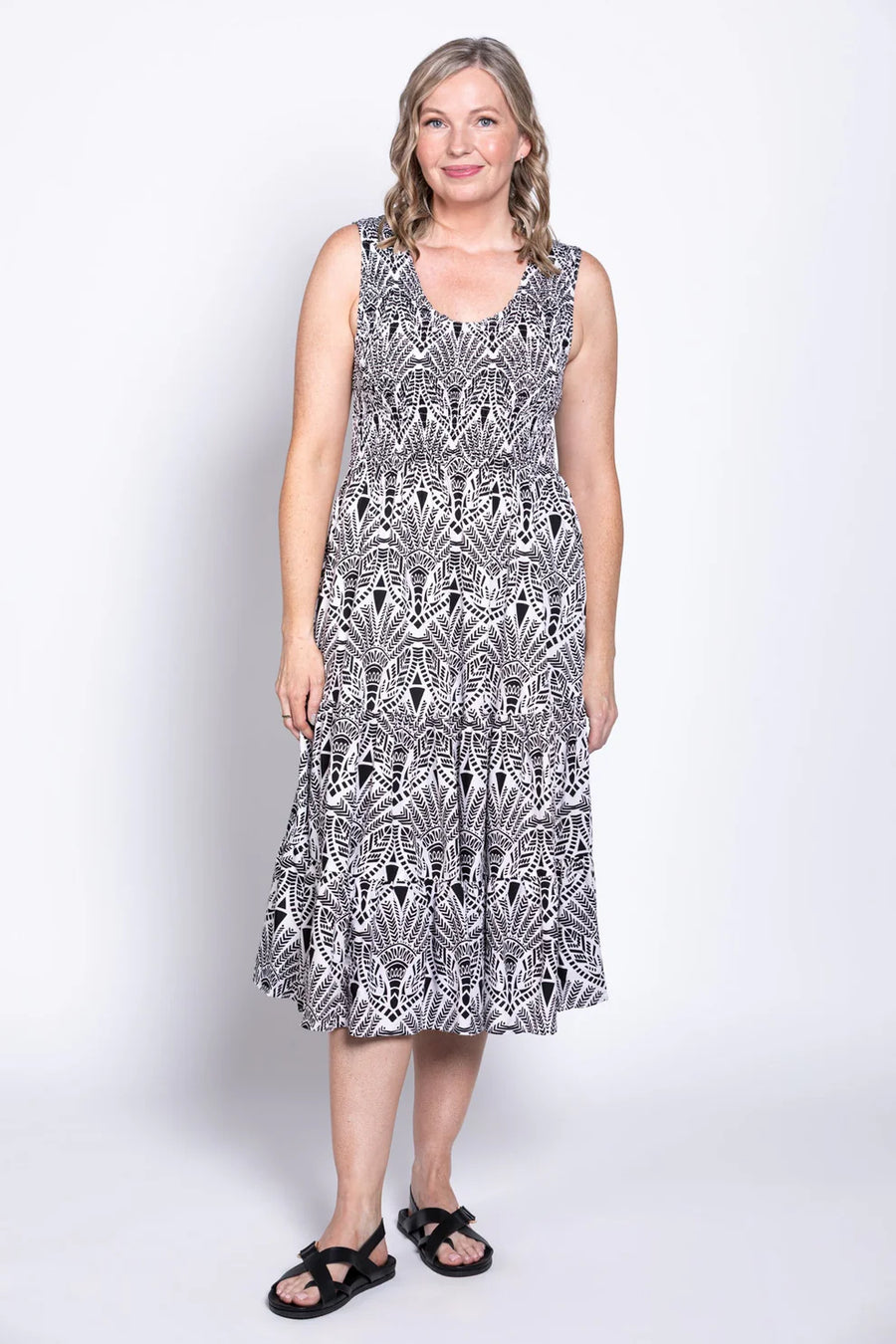 Jessie Dress | Black Contrast