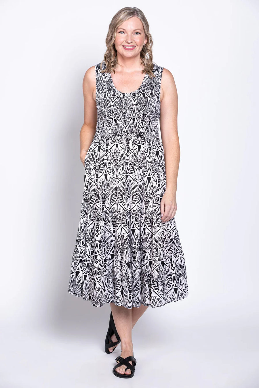 Jessie Dress | Black Contrast