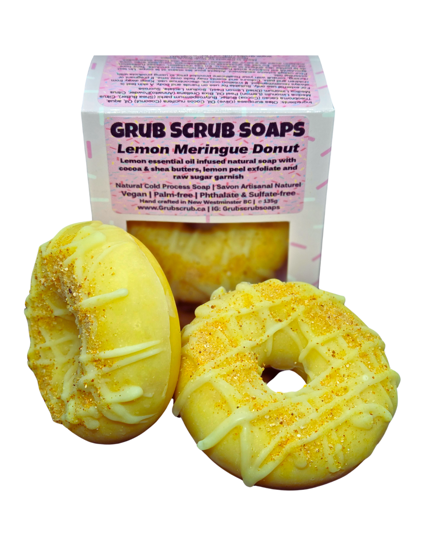Lemon Meringue Donut | Grub Scrub Soap