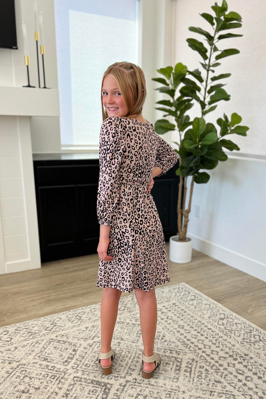 Bailey Dress | Leopard | Adult Sizes *FINAL SALE*