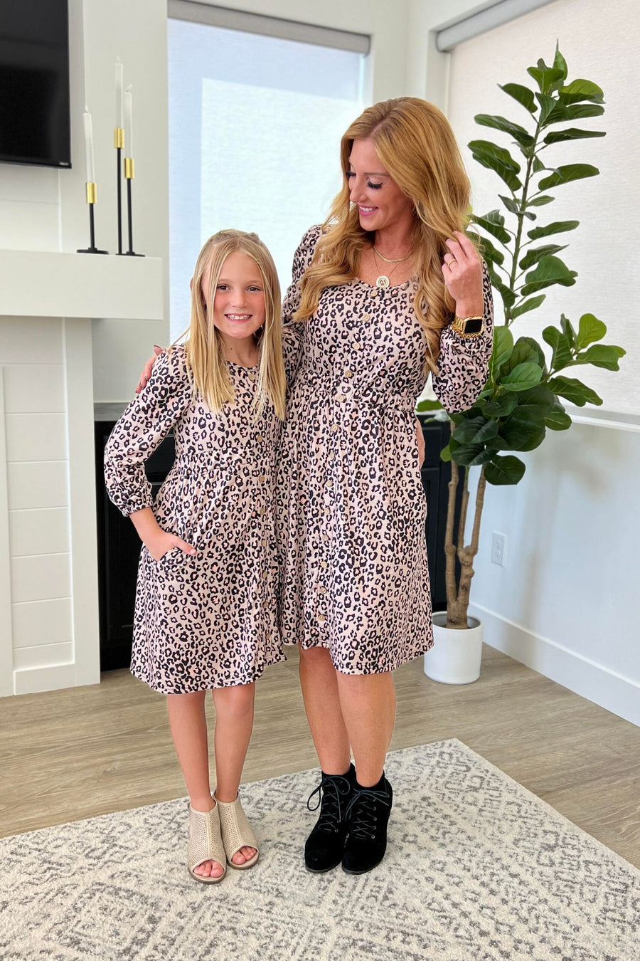 Bailey Dress | Leopard | Adult Sizes