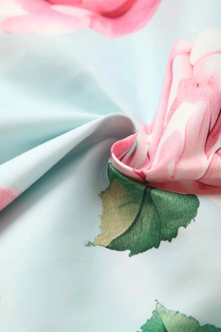 May | Crossover Bust Circle Dress | Baby Blue Rose