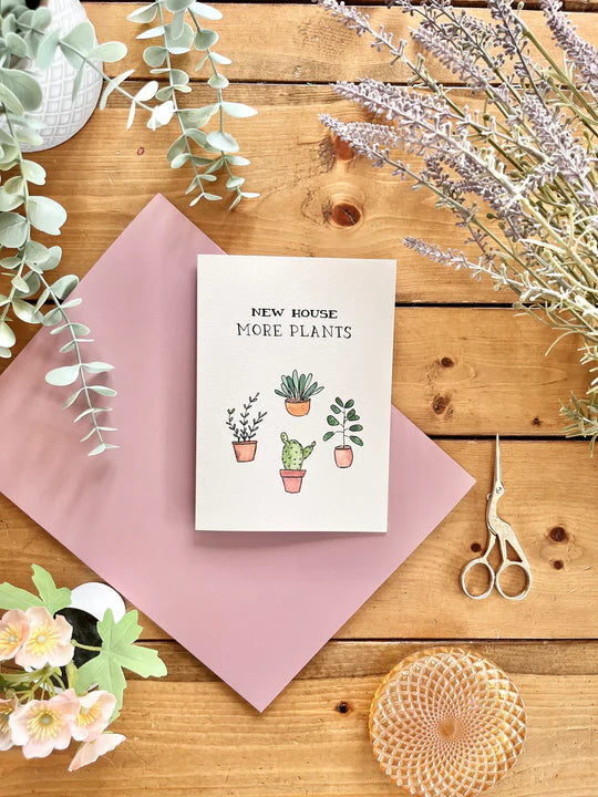 New House More Plants | Card