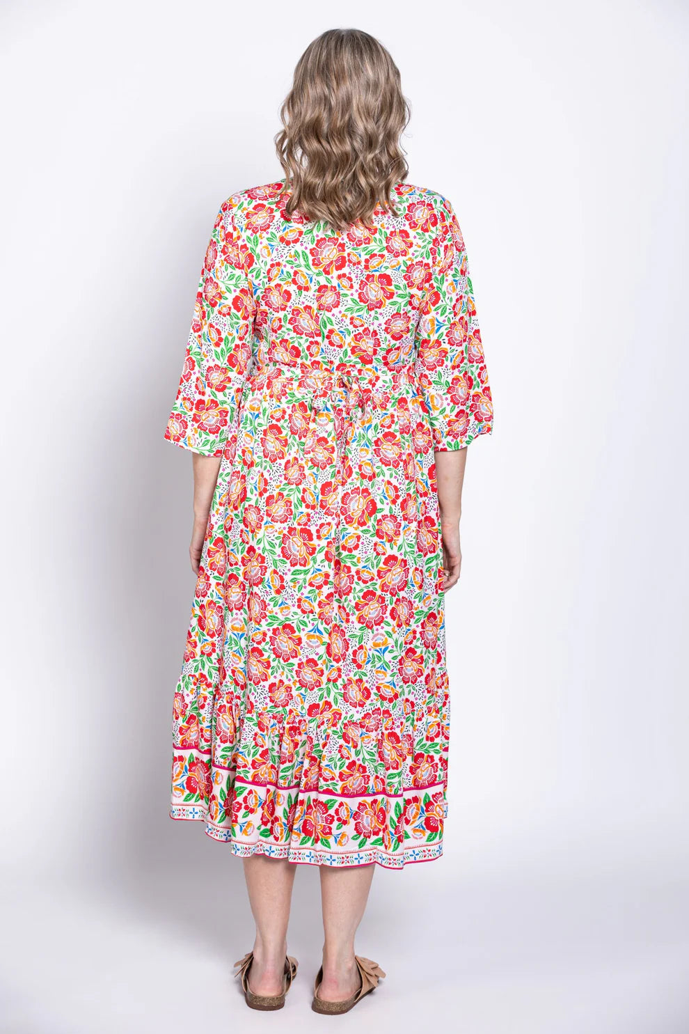 Oma Dress | Crimson Bloom – 🍋 The Zesty Lemon Clothing Co 🍋
