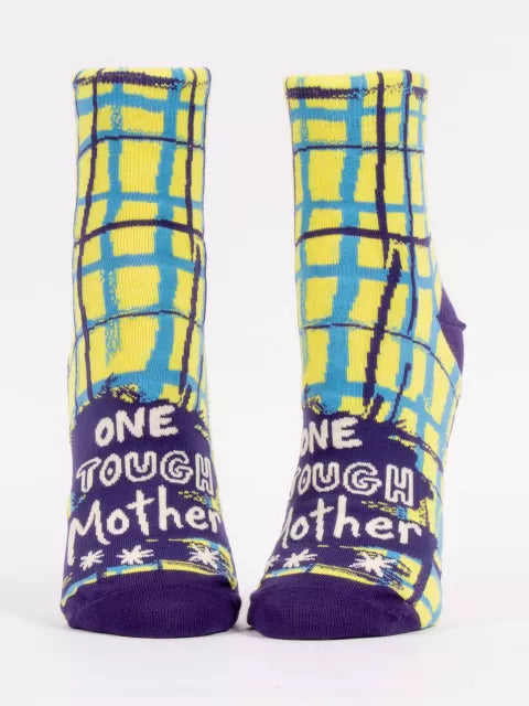 One Tough Mother | Women's Ankle Socks | Blue Q