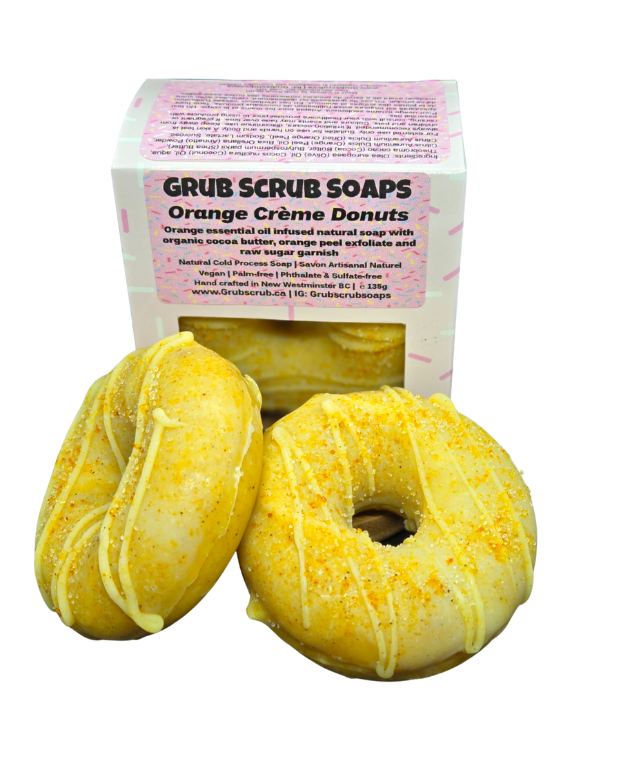 Orange Creme Donut | Grub Scrub Soap